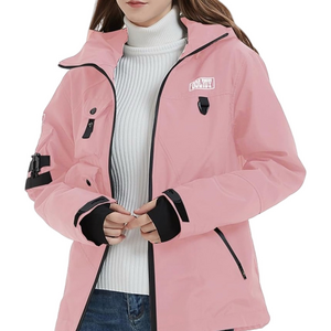 GOLYOY Women's  bomber jacket light weight techwear windbreaker multi pocket M